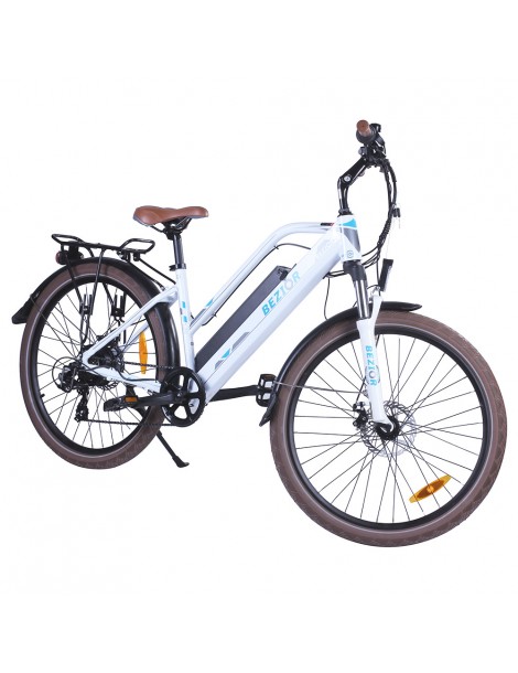 Bezior M2 Pro Ciclomotore elettrico 500W Motore 12.5Ah Batteria-Bianco Spedizione Gratuita