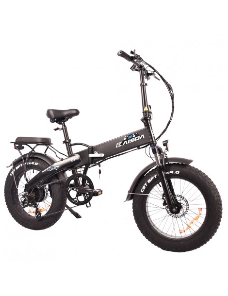 KAISDA K2 Pro 20*4.0 pollici Ciclomotore Elettrico Pieghevole con Pneumatici Grassi - Motore Bafang 350W e batteria 48V 12.8Ah Pezzi Unici