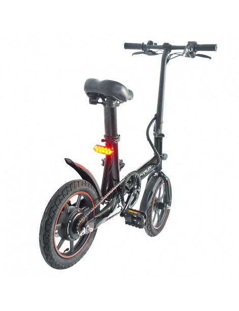 Happyrun HR-X40 Bicicletta elettrica leggera motore da 350W batteria da 36V 6Ah velocità massima 25km/h - Nero Soddisfazione Garantita