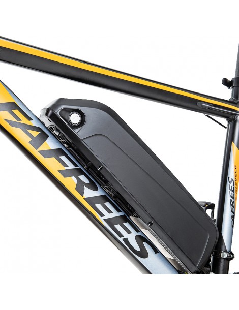 FAFREES Bici elettrica da 26 pollici 250 W con batteria agli ioni di litio da 36 V 10 Ah SHIMANO 21 velocità-Nero Consegna Veloce