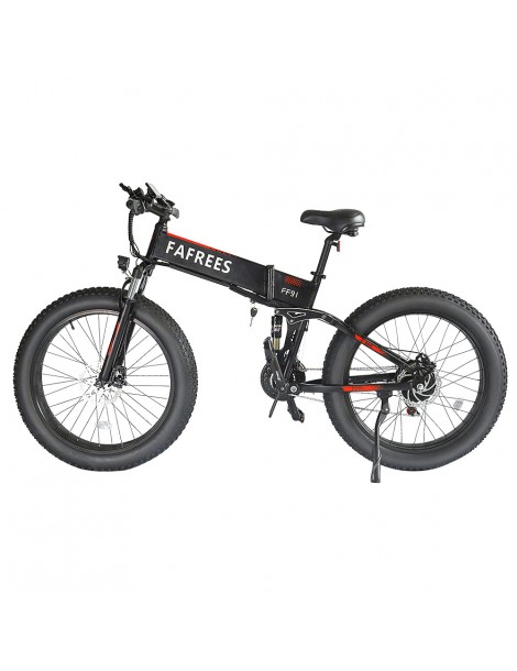 FAFREES FF91 26 Pollici Pneumatici Grassi Mountain Bike Elettrica Pieghevole Motore 1000W e Batteria 499Wh 10Ah - Nero Shopping Online
