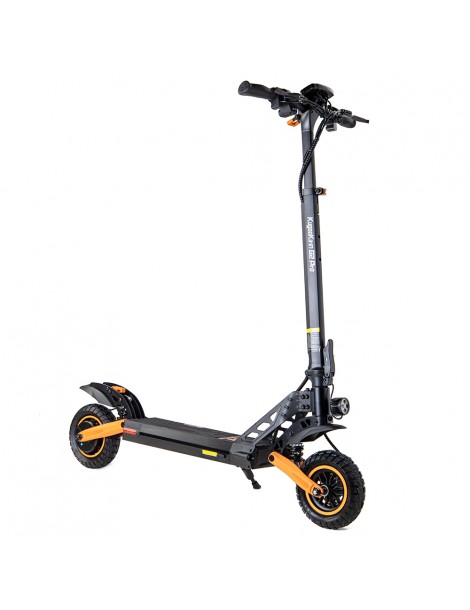 Kugoo Kirin G2 PRO Scooter elettrico pieghevole 600W Motore 15Ah 48V Batteria 9 pollici Pneumatici - Nero Arancione Affare Del Giorno