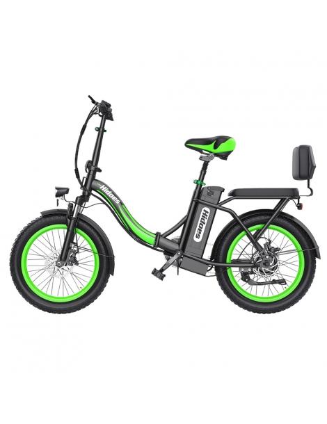 Hidoes C1 Bici Elettrica Pieghevole con Sella Posteriore Motore 750W Batteria 48V 13Ah Pneumatico Grasso 20*3 pollici Sconto