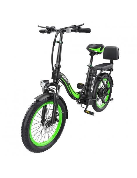 Hidoes C1 Bici Elettrica Pieghevole con Sella Posteriore Motore 750W Batteria 48V 13Ah Pneumatico Grasso 20*3 pollici Sconto