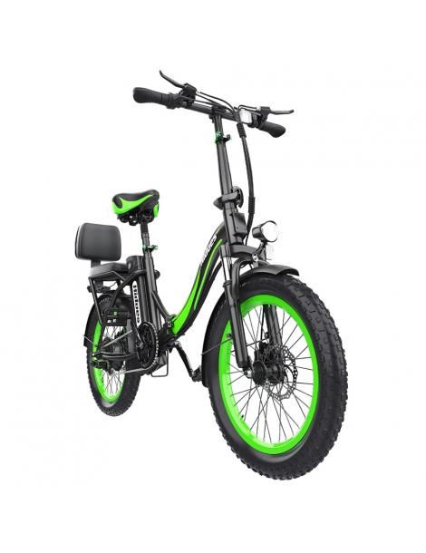 Hidoes C1 Bici Elettrica Pieghevole con Sella Posteriore Motore 750W Batteria 48V 13Ah Pneumatico Grasso 20*3 pollici Sconto