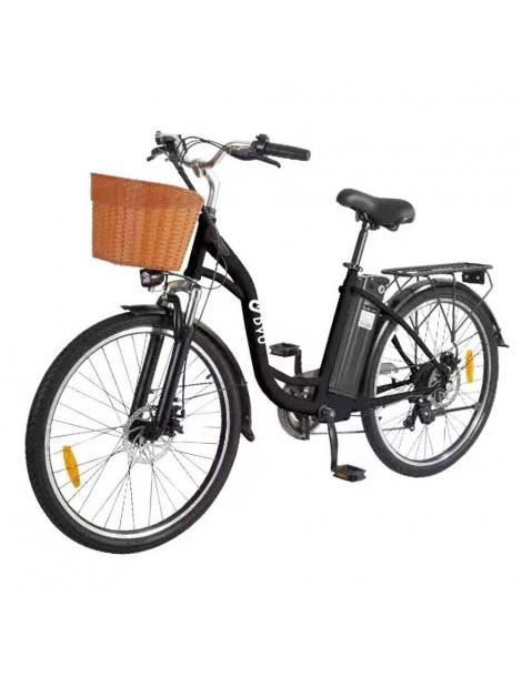 DYU C6 Bicicletta elettrica motore da 350W batteria da 12 5AH - Nero Economico