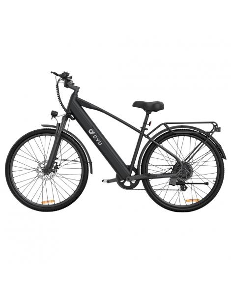 DYU C5 City Electric Bike motore 250W batteria 48V 10AH 27 5 pollici 25km/h 65km freni a doppio disco - nero Online