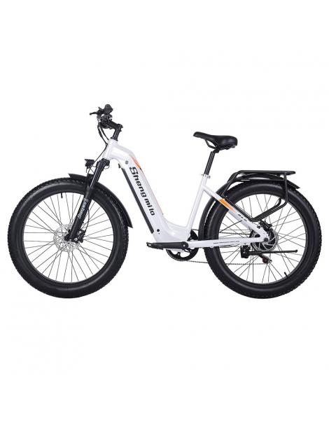 Shengmilo MX06 Bici Elettrica Fuoristrada Motore Bafang 500W Batteria Samsung 48V 17.5Ah Pneumatici Grassi All-terrain 26in I Più Venduti