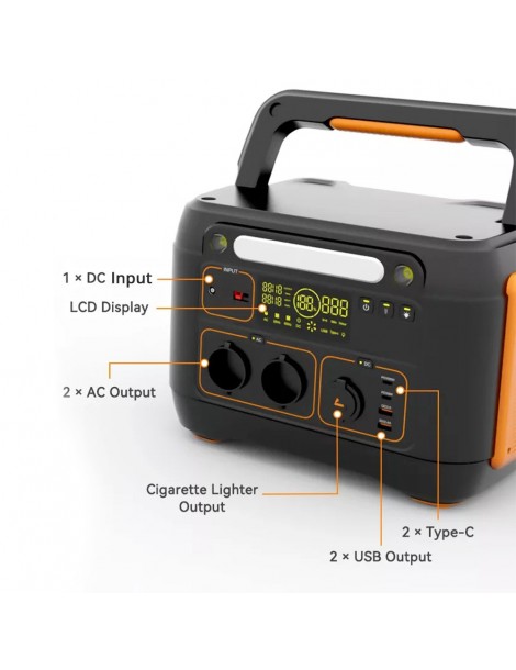 Flashfish A1001 Generatore solare portatile 1030Wh/1000W 278400mAh porte CA a onda sinusoidale pura 7 uscite - spina UE Vendita