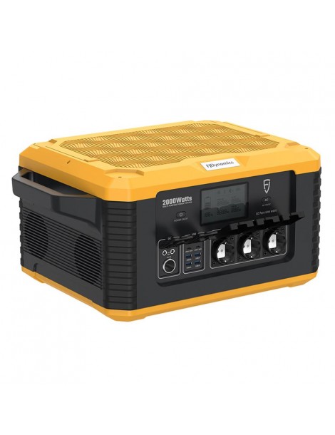 Fjdynamics Powersec MP2000 2264W/2000W Generatore Solare Portatile A Centrale Elettrica Pacco Batterie Rimovibile 12 Uscite Acquista Ora