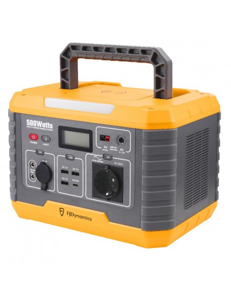 Fjdynamics Powersec MP500 520Wh/500W Centrale Elettrica Portatile Ricarica Wireless 10W 8 Porte Di Uscita Versione UE Consegna Veloce