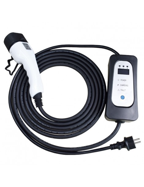 ANDAIIC Modalità 2 8A/10A/13A/16A Current Adjustable 5m Cable Caricabatterie portatile EV-UE Italia