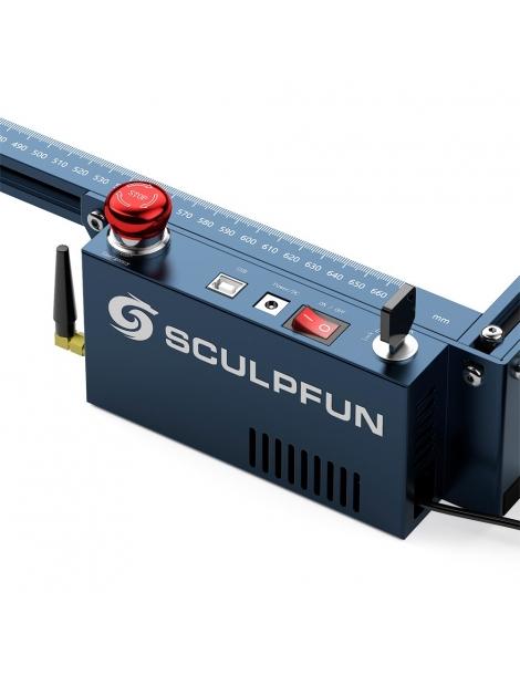 SCULPFUN S30 Ultra 33W Taglierina per incisioni laser Air Assist automatico 0.08x0.10mm Focus laser 600*600mm - EU Plug Qualità