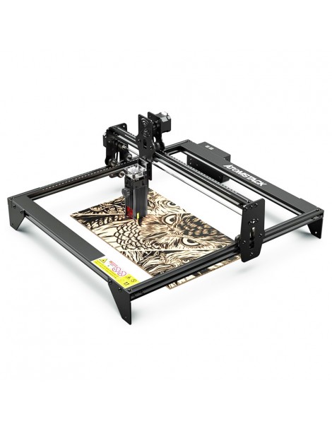 Macchina Per Incisione Laser ATOMSTACK A5 M40 40W Alta Precisione Area Di Incisione 410X400mm Spot Laser Compresso 0 08mm Sconto