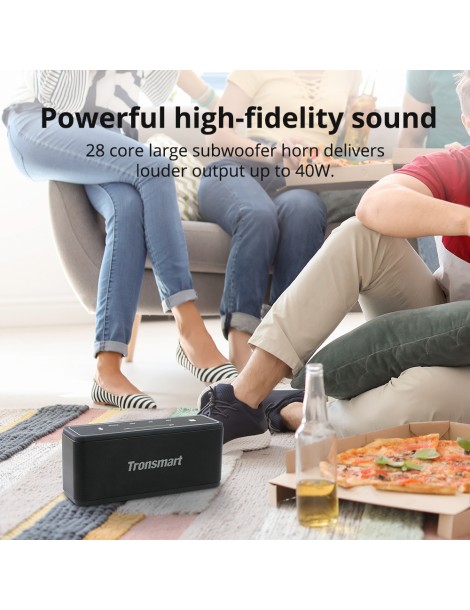 Tronsmart Element Mega SoundPulse™ Altoparlante Bluetooth 5.0 con uscita fino a 40W suono digitale 3D controllo touch - Nero Saldi Di Fabbrica