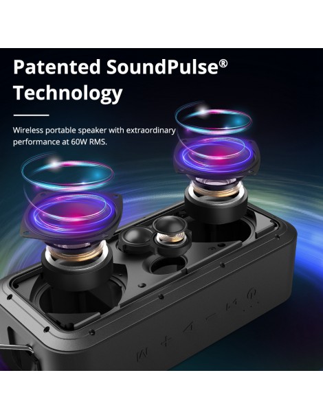 Tronsmart Force Pro 60W Speaker Bluetooth ATS2835 IPX7 - Nero Vendita