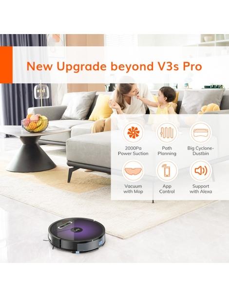 ILIFE V3s Max Robot Aspirapolvere aspirazione 2000Pa pianificazione del percorso con giroscopio 50% di sconto con spedizione gratuita