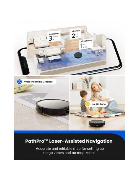Proscenic X1 Aspirapolvere Robot con Base Auto-vuotante Aspirazione da 3000Pa tampone vibrante vibra 3000 volte al minuto 50% di sconto per tempo limitato