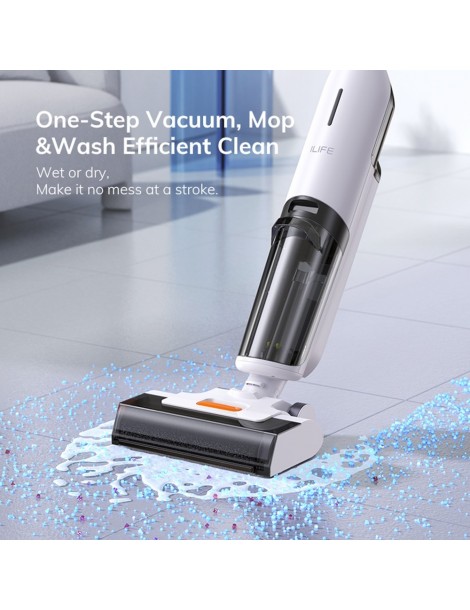 ILIFE W90 Aspirapolvere a secco senza filo 3 in 1 aspirapolvere e lavaggio autopulente serbatoio dell'acqua da 700 ml 2025