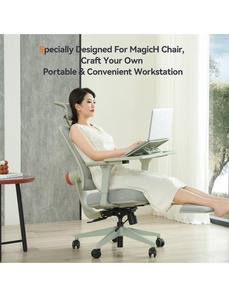 NEWTRAL LAPD Scrivania staccabile per sedia ergonomica MagicH-BP/MagicH-BPro - Grigio Promozione Limitata