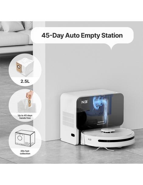 Neakasa NoMo N3 4000Pa Robot aspirapolvere con stazione di auto-svuotamento navigazione LDS + SLAM Shopping Online