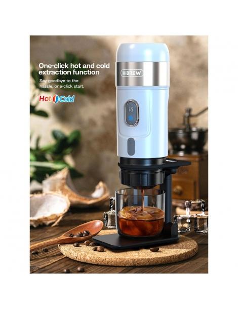 HiBREW H4A 80W Macchina da caffè portatile per auto con supporto - Bianco Online