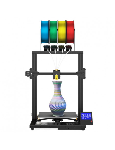 Zonestar Z8PM4 Pro Stampante 3D 4 Titan Extruders miscelazione colore 4 in1 out livellamento automatico 300 * 300 * 400 mm Nuova