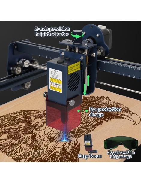 DIMIFUN DM6 B12 12W Macchina per incisione laser protezione degli occhi precisione 0 01 mm spot 0 06 mm Comprare a buon mercato