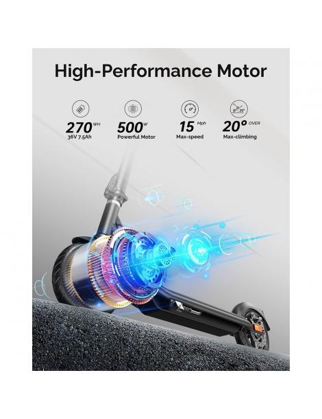 Atomi E20 Scooter elettrico pieghevole pneumatico da 8 5 pollici motore da 250W batteria da 36V 7 5Ah Flash Sale