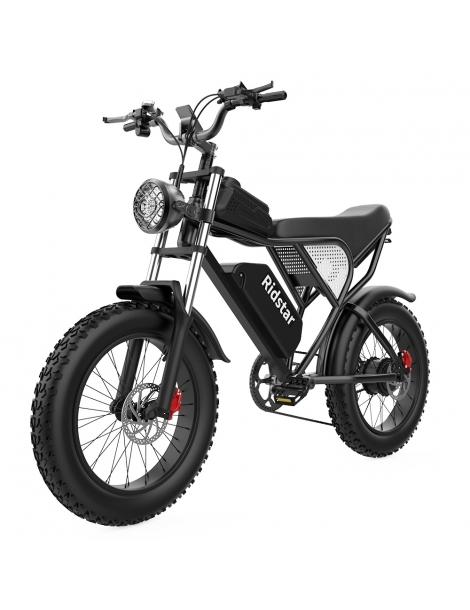Ridstar Q20 Electric Bike 1000W Brushless Motor 20*4 Inch Fat Tires 48V 20Ah Removable Battery 30mph Max Speed Fornitura limitata