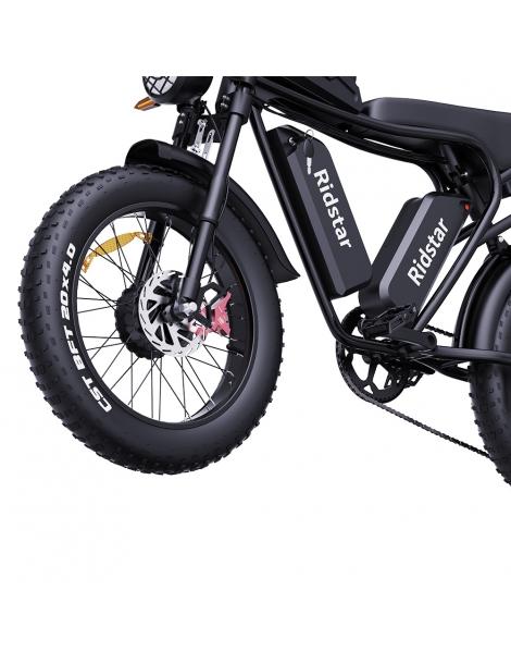 Ridstar Q20 Pro Off-road bicicletta elettrica doppia 1000W motore 52V 20AH doppia batteria Black Friday