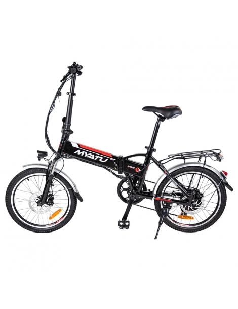 Myatu MYT-20 Bici Elettrica Pieghevole Motore 250W Batteria 36V 10.4Ah Pneumatico 20 pollici - Nero Offerta natalizia