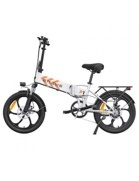 ENGWE P1 Bicicletta elettrica pieghevole pneumatico 20*3 pollici motore 250W batteria 36V 13Ah - Bianco Vendita calda
