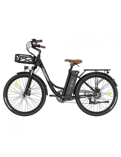 Fafrees F26 Lasting Bicicletta elettrica motore da 250W batteria da 36V 20.3Ah pneumatici da 26*1.95'' - Nero Online Outlet