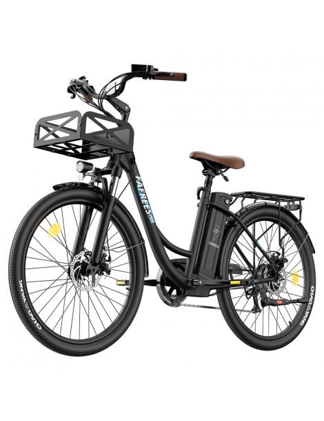 Fafrees F26 Lasting Bicicletta elettrica motore da 250W batteria da 36V 20.3Ah pneumatici da 26*1.95'' - Nero Online Outlet