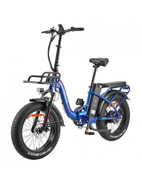 Fafrees F20 Max Flodable Electric Bike 20*4.0 pollici Fat Tire 500W Brushless Motor 48V 22.5Ah Battery - Aurora Blue Offerte esclusive