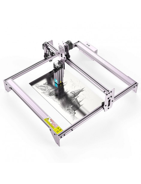 Atomstack A5 PRO+ Macchina per l'incisione laser Potenza laser 40W Fuoco fisso Spot compresso 410x400mm Grandi sconti