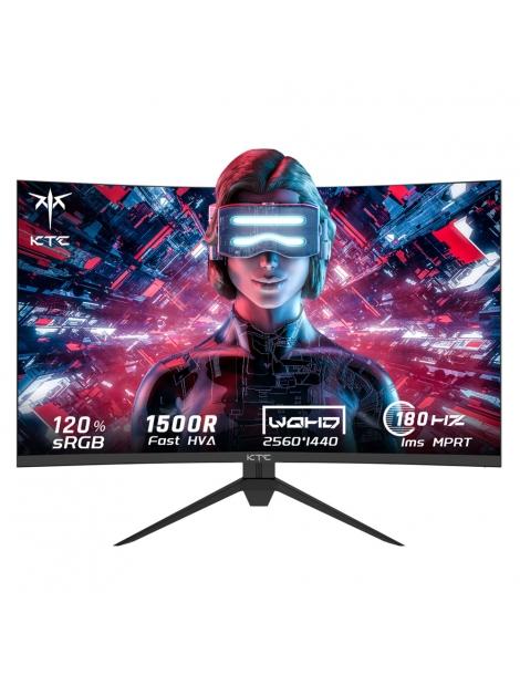 KTC H27S17 Monitor da gioco 27 pollici 2560x1440 QHD 180Hz HVA Curvo 1500R 1ms Tempo di risposta Standard di montaggio Vesa Rilascio limitato