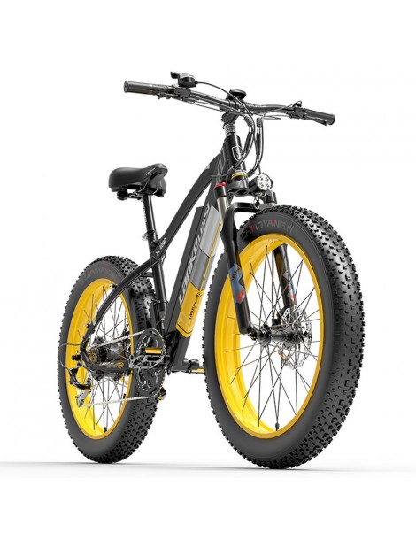 LANKELEISI XC4000 26*4.0 Inch Fat Tires Bicicletta elettrica autonomia massima 120KM velocità massima 40 km/h - motore 1000W Ultimo giorno