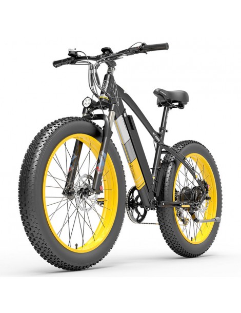 LANKELEISI XC4000 26*4.0 Inch Fat Tires Bicicletta elettrica autonomia massima 120KM velocità massima 40 km/h - motore 1000W Ultimo giorno