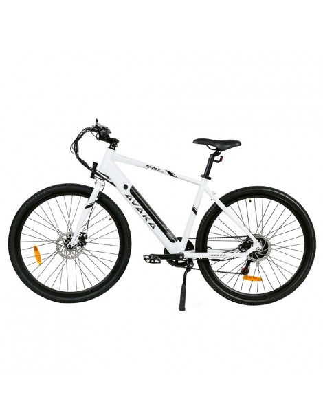 Bicicletta elettrica AVAKA R3 motore 36V 350W batteria 12 5Ah velocità massima 32km/h autonomia 70km - Bianco Promozione temporanea