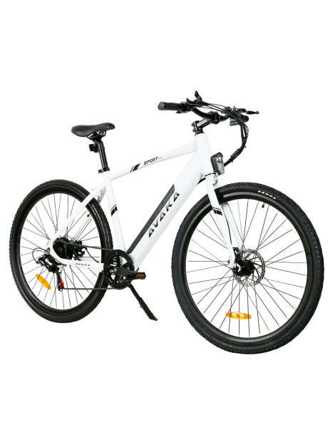 Bicicletta elettrica AVAKA R3 motore 36V 350W batteria 12 5Ah velocità massima 32km/h autonomia 70km - Bianco Promozione temporanea