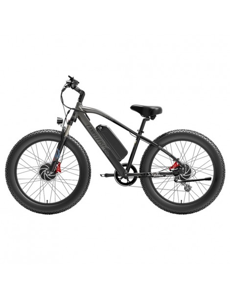 LANKELEISI MG740 PLUS 26*4.0'' Pneumatici Bici Elettrica 1000W*2 Doppio Motore 48V 17.5Ah Batteria - Grigio Offerta speciale della fabbrica