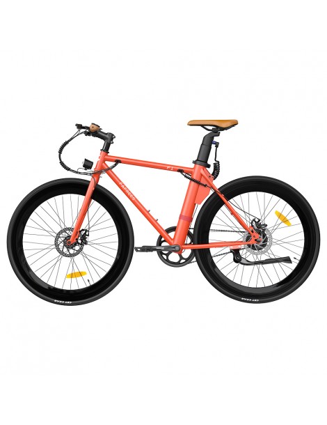 FAFREES F1 700C*28C Pneumatici da Strada Bici Elettrica - 250W Motore Brushless & Batteria 36V 8.7Ah - Arancione 50% di sconto con spedizione gratuita