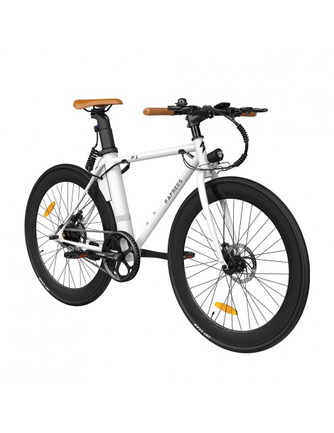 FAFREES F1 700C*28C Pneumatici da Strada Bici Elettrica - 250W Motore Brushless & Batteria 36V 8.7Ah - Bianco Trasporto libero internazionale