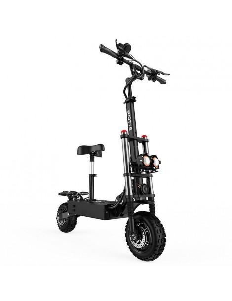 OOTD D88 Scooter Elettrico Pieghevole con Pneumatici Off-Road da 11 pollici - Doppio Motore 2800W*2 e Batteria 60V 38Ah Black Friday Prezzi