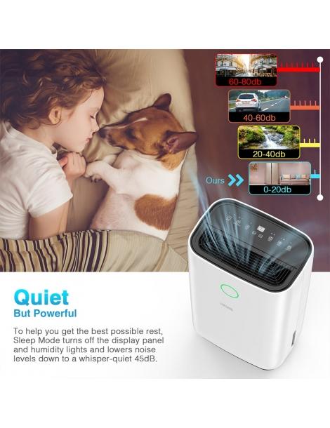 Luko Ol20-d025c Deumidificatore Portatile Capacità Di Deumidificazione 20l Timer 24 Ore Bassa Rumorosità - Bianco Sconti questo mese