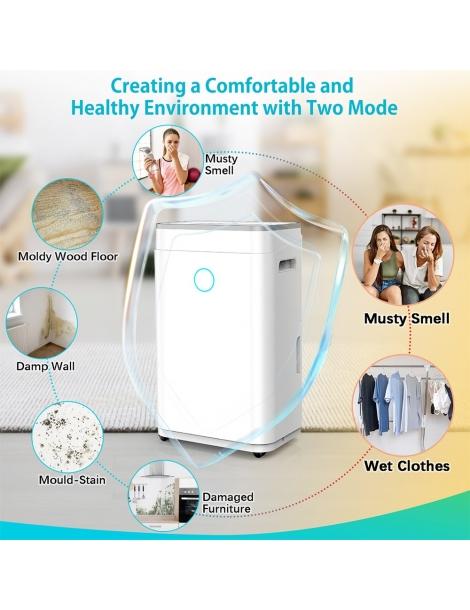 LUKO OL20-D030A Deumidificatore portatile per la casa capacità di deumidificazione di 20L 2025