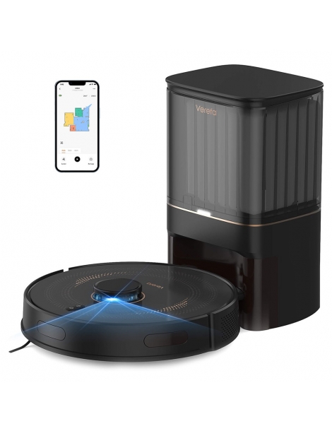 Verefa L11 Pro 3000Pa Robot Aspirapolvere Auto-Vuoto Sacchetto polvere 4L Pezzi Unici
