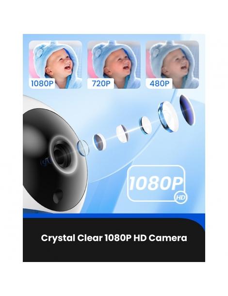 Baby Monitor Proscenic BM300 telecamera HD 1080P schermo da 5 pollici visione notturna audio a due vie Acquista Ora